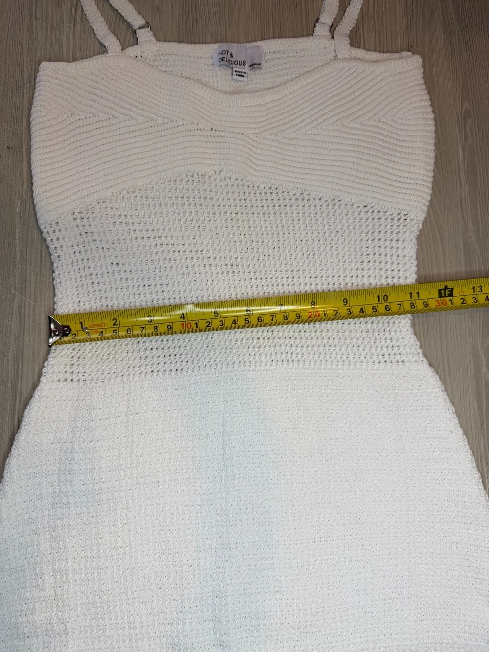 Vintage Style White Crochet Maxi Dress Y2K Boho Chic Festival Summer Medium - Picture 4 of 8